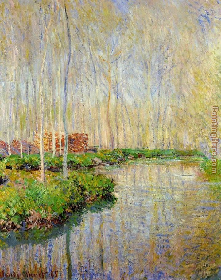 The River Epte painting - Claude Monet The River Epte art painting